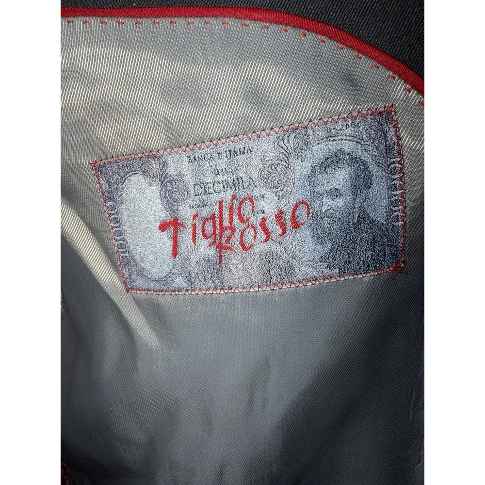 Tiglio Luxe Italian Lanificio Di Biella Men 2PC Suit Color‎ Gray Size 54L- 46x32